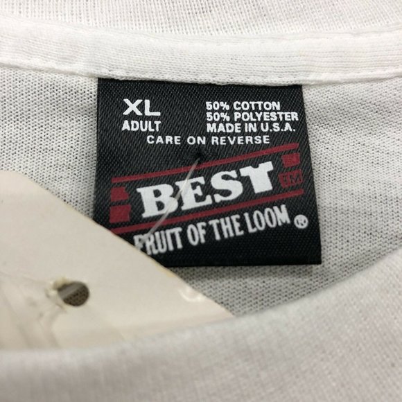Vintage Fruit Of The Loom Best Single Stitch White - Picture 3 of 6